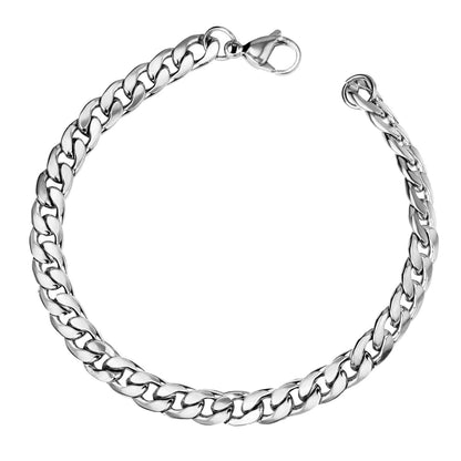 Pulsera Curb Chain con fusión en Oro 18K