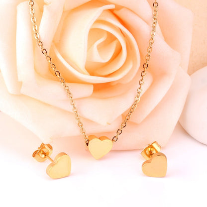 Set Heart Minimal con fusión en Oro 18K