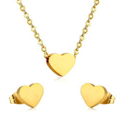 Set Heart Minimal con fusión en Oro 18K